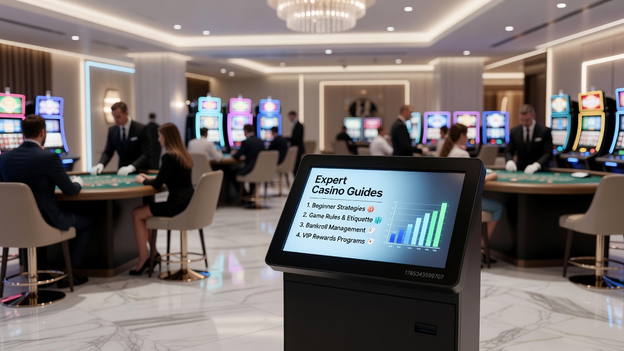 Detailed breakdown of casino guide sections covering games and bonuses